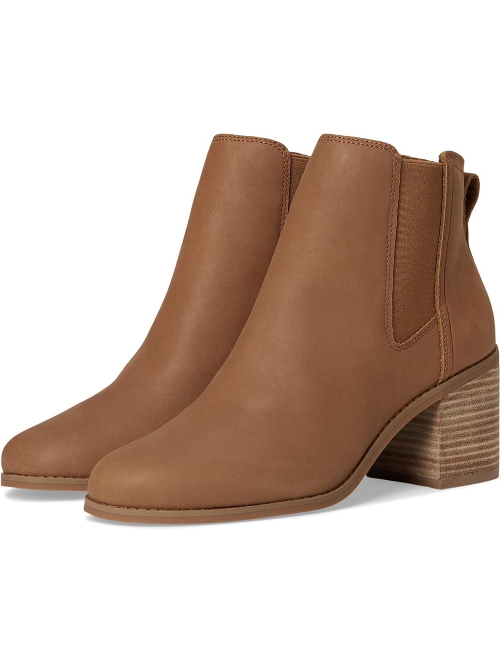 Toms Everly Tan Chelsea Ankle Boots